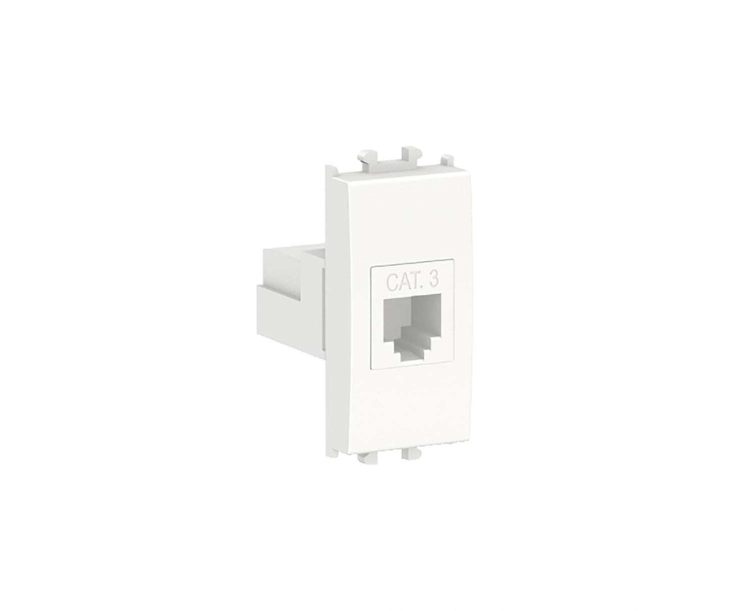 بريزه تليفون CAT 3  أبيض - LMR6231001