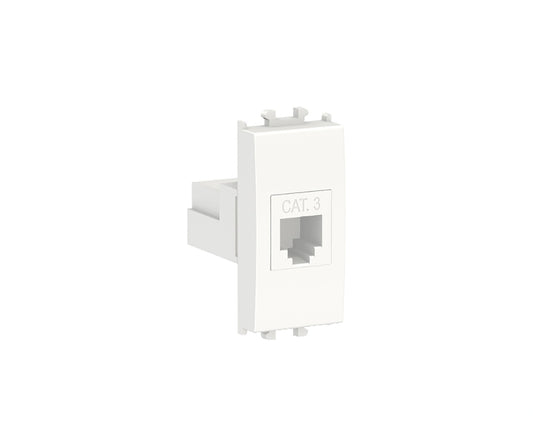 بريزه تليفون CAT 3  أبيض - LMR6231001