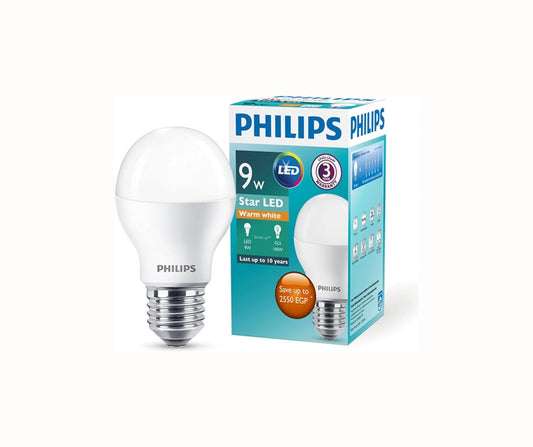 لمبه ليد 9 وات وورم فيليبس