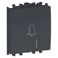 مفتاح جرس عريض بلمبه وعلامه اسود LMR1432003